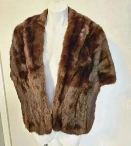 Ivey's Charlotte-  Mink Stole EUC